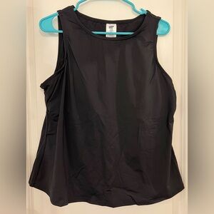 Lands' End Women's High Neck UPF 50 Sun Protection Modest Tankini Swimsuit Top